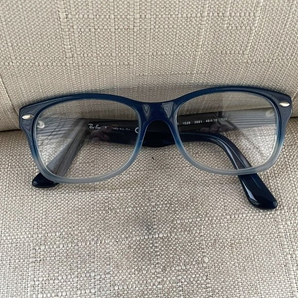 Ray-Ban Youth Eyeglasses Blue Tone Rb1528 Glasses 48[]16 130 Eyewear Frame - Picture 6 of 12